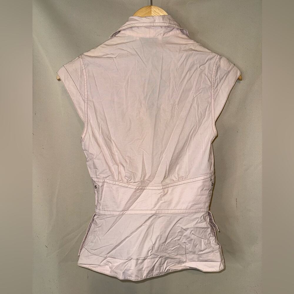 Byron Lars Beauty Mark Female Hysteria Soft Pink Corset Peplum Belted top - Picture 5 of 5
